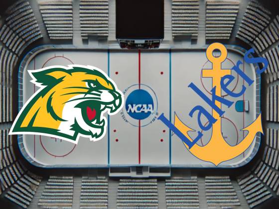 Northern Michigan Wildcats at Lake Superior State Lakers Men's Hockey